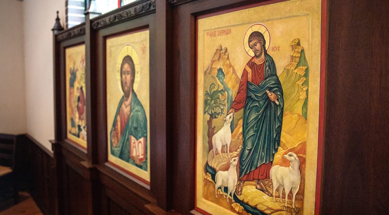 Photo of artwork at Church of the Good Shepherd